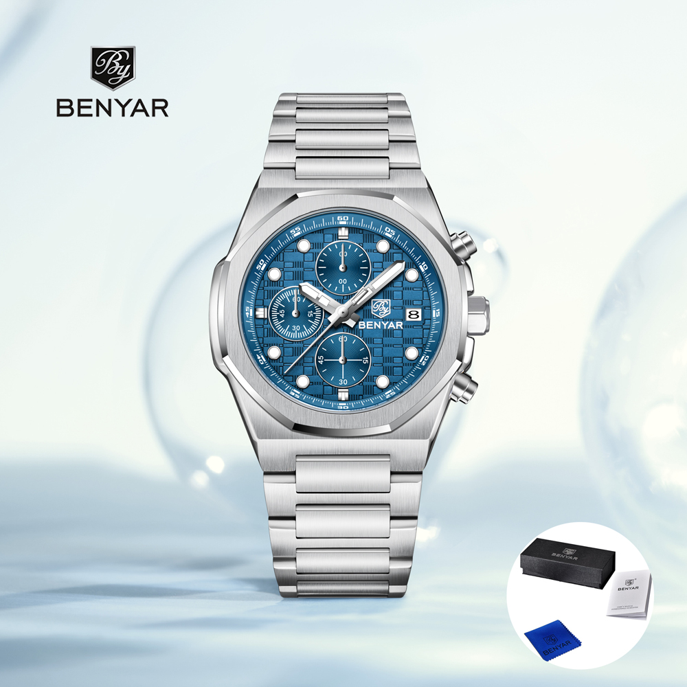 Watch Accessories - 2025 Nowe męskie zegarki BENYAR Najlepsze