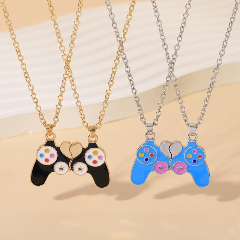 Magnetic Couple Matching Necklaces - Para naszyjników z kontrolerami do gier