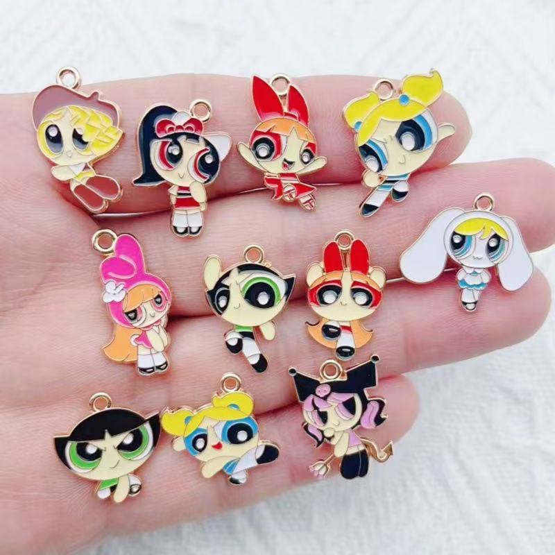 Earrings - 10 szt. Zawieszek ze stopu z