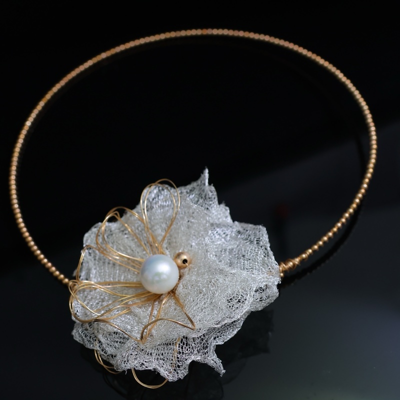 Pearl Choker Necklace Vintage - SGARIT Moda Damska Vintage Pozłacany Naszyjnik