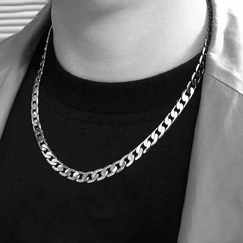 Cuban Link Chain 12Mm - Naszyjnik ze srebra próby 925 dla