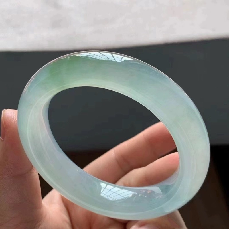 Bracelets - Jasny jadeit lodowy dla dziewcząt, prezentowa