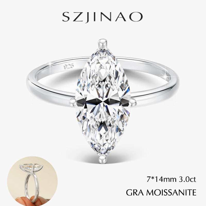 Pierścionek zaręczynowy z mois – Moissanite Engagement Ring 1 Carat recenzja i cena