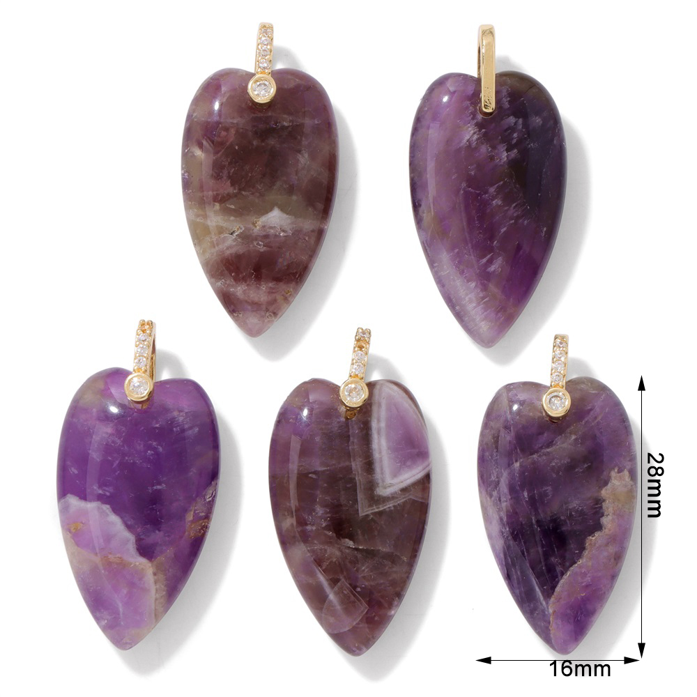 2 szt. Naturalne kamienne zawi – Crystal Pendant Necklace Natural Stone recenzja i cena