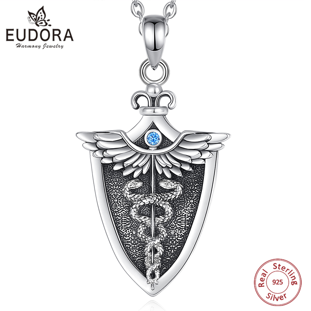 Eudora oryginalny 925 srebro n – 925 Sterling Silver Chain Necklace Men recenzja i cena