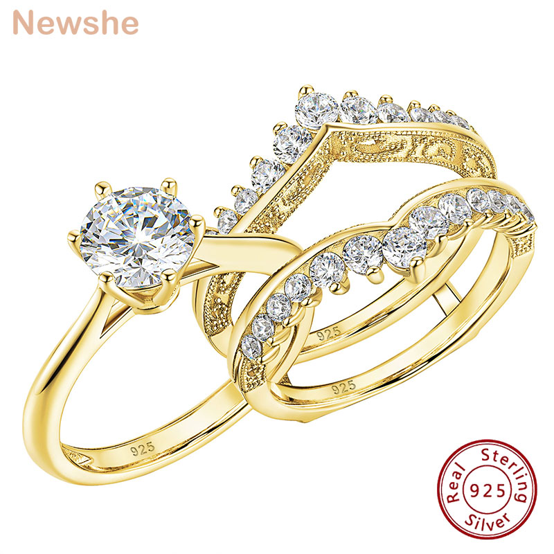 Zestaw pierścionków ślubnych N – Moissanite Engagement Ring 1 Carat recenzja i cena