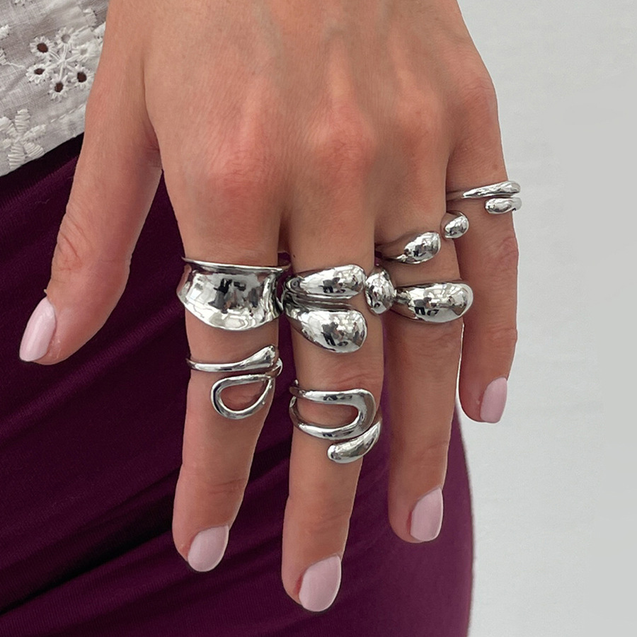 DIEZI One Set Fashion Hollow G – Vintage Punk Knuckle Rings Set recenzja i cena