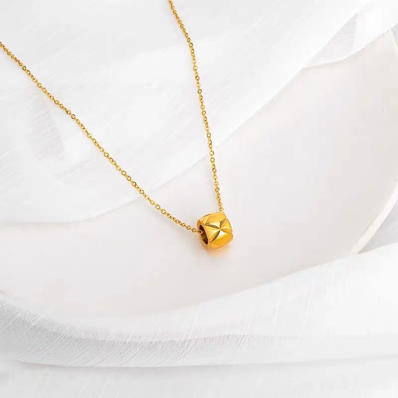 Luksusowy złoty romb krzyż okr – Cross Pendant Necklace Gold recenzja i cena