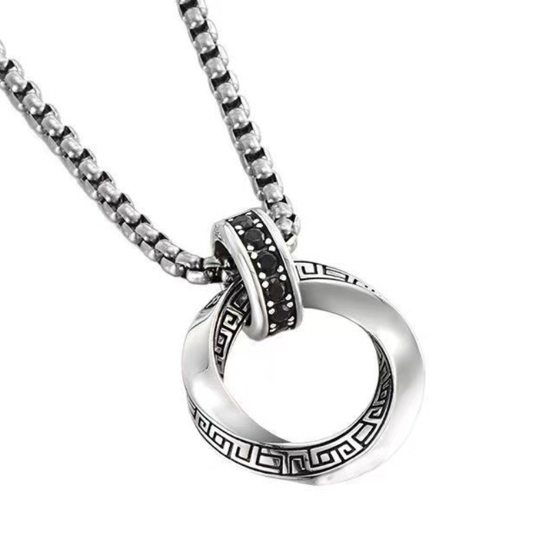 Srebrny naszyjnik próby 925, z – 925 Sterling Silver Chain Necklace Men recenzja i cena
