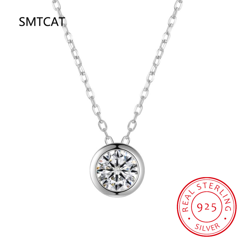 Naszyjnik z moissanitem w opra – 925 Sterling Silver Chain Necklace Men recenzja i cena