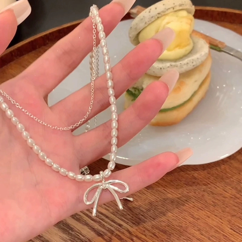 Modny naszyjnik choker z podwó – Layered Pendant Necklace Aesthetic recenzja i cena
