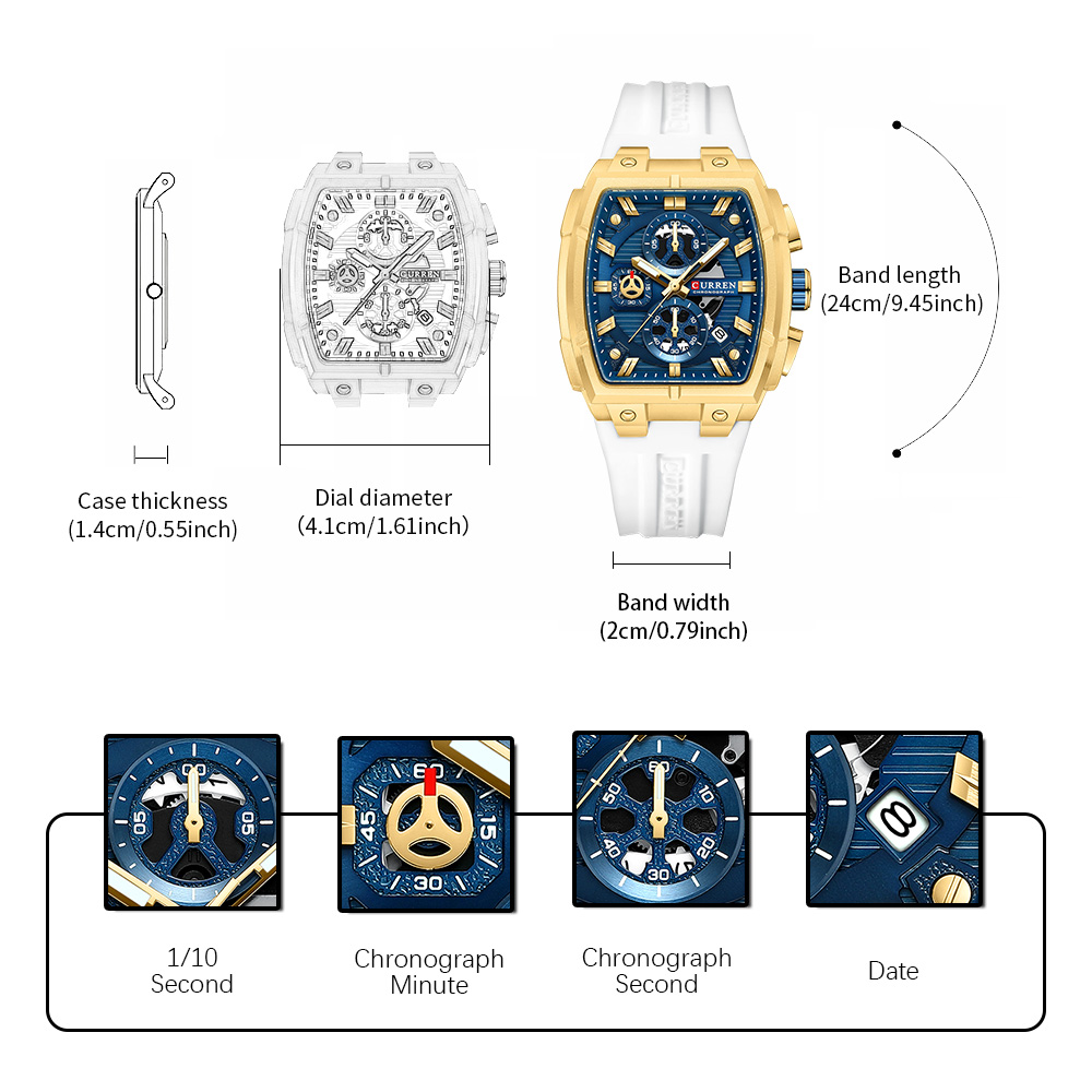 CURREN Luksusowy Zegarek Męski – Watch Accessories recenzja i cena