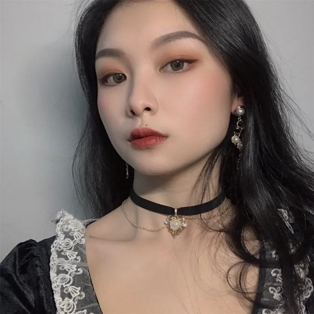 Vintage aksamitny łańcuszek Ch – Pearl Choker Necklace Vintage recenzja i cena