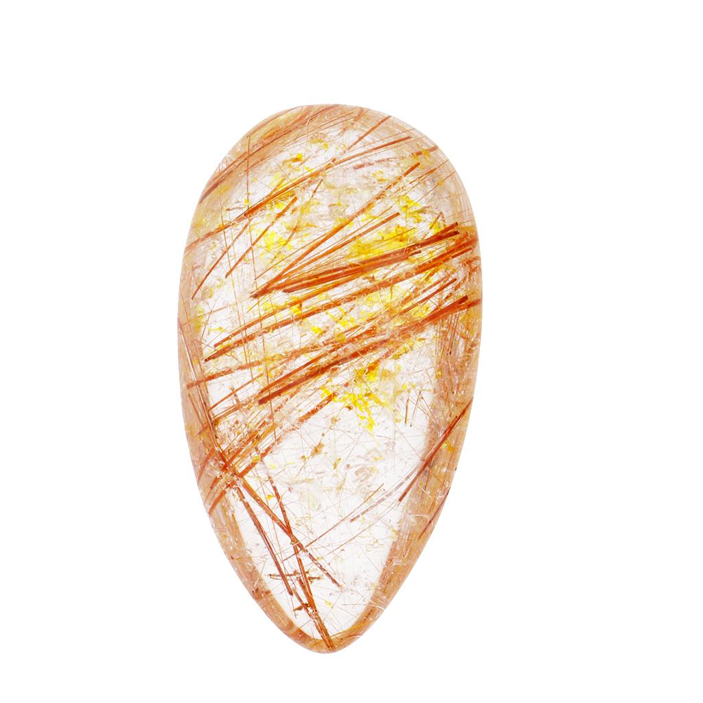 Złoty Rutilowany Kwarc Kryszta – Crystal Pendant Necklace Natural Stone recenzja i cena