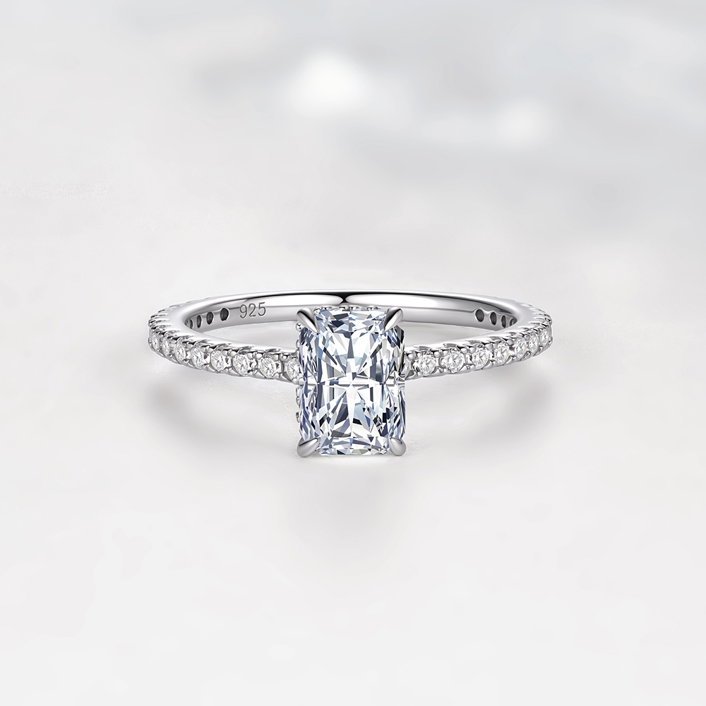 Pierścionek zaręczynowy/ślubny – Moissanite Engagement Ring 1 Carat recenzja i cena