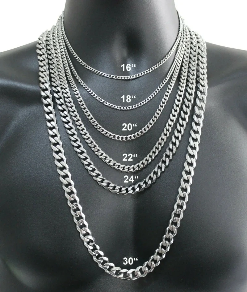 Męski naszyjnik ze srebra prób – Cuban Link Chain 12Mm recenzja i cena