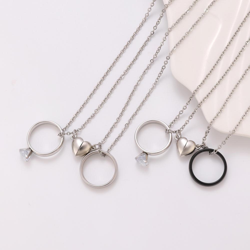 Naszyjnik z zawieszką w kształ – Magnetic Couple Matching Necklaces recenzja i cena