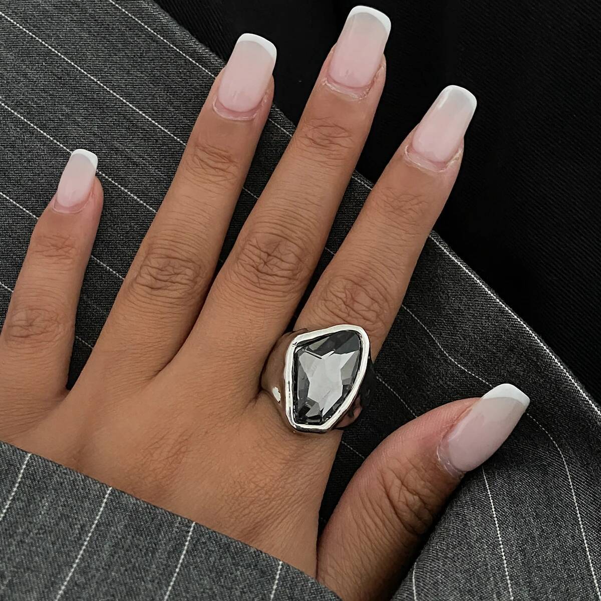 Salircon Vintage Czarne Akrylo – Vintage Punk Knuckle Rings Set recenzja i cena