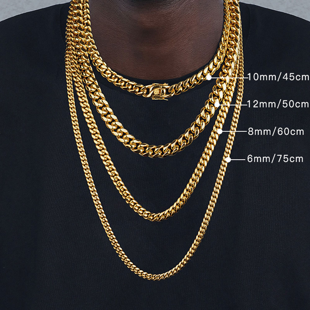 6mm/8mm/10mm/12mm Hip-Hop wyso – Cuban Link Chain 12Mm recenzja i cena