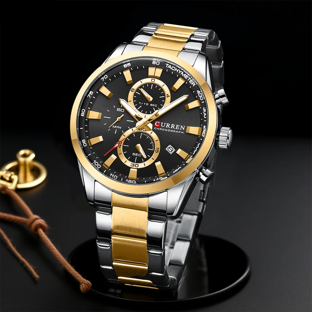 CURREN Casual Quartz Chrono Sp – Watch Accessories recenzja i cena