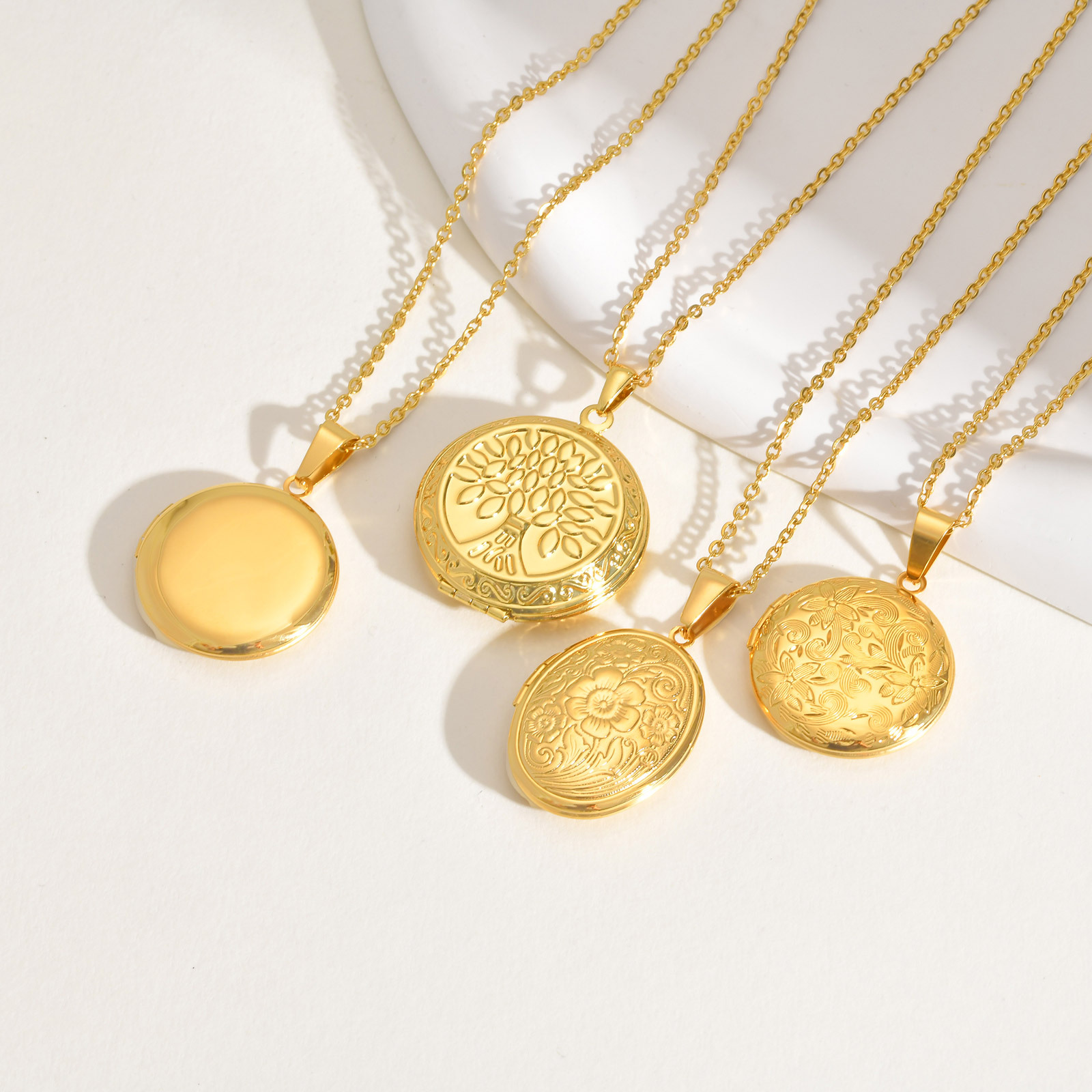 Vnox Delikatne Naszyjniki z Za – Heart Locket Necklace Photo recenzja i cena