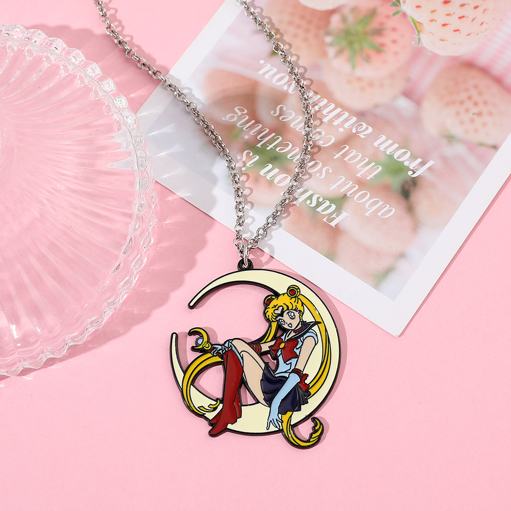 Słodki Anime Metalowy Naszyjni – Anime Pendant Necklace recenzja i cena