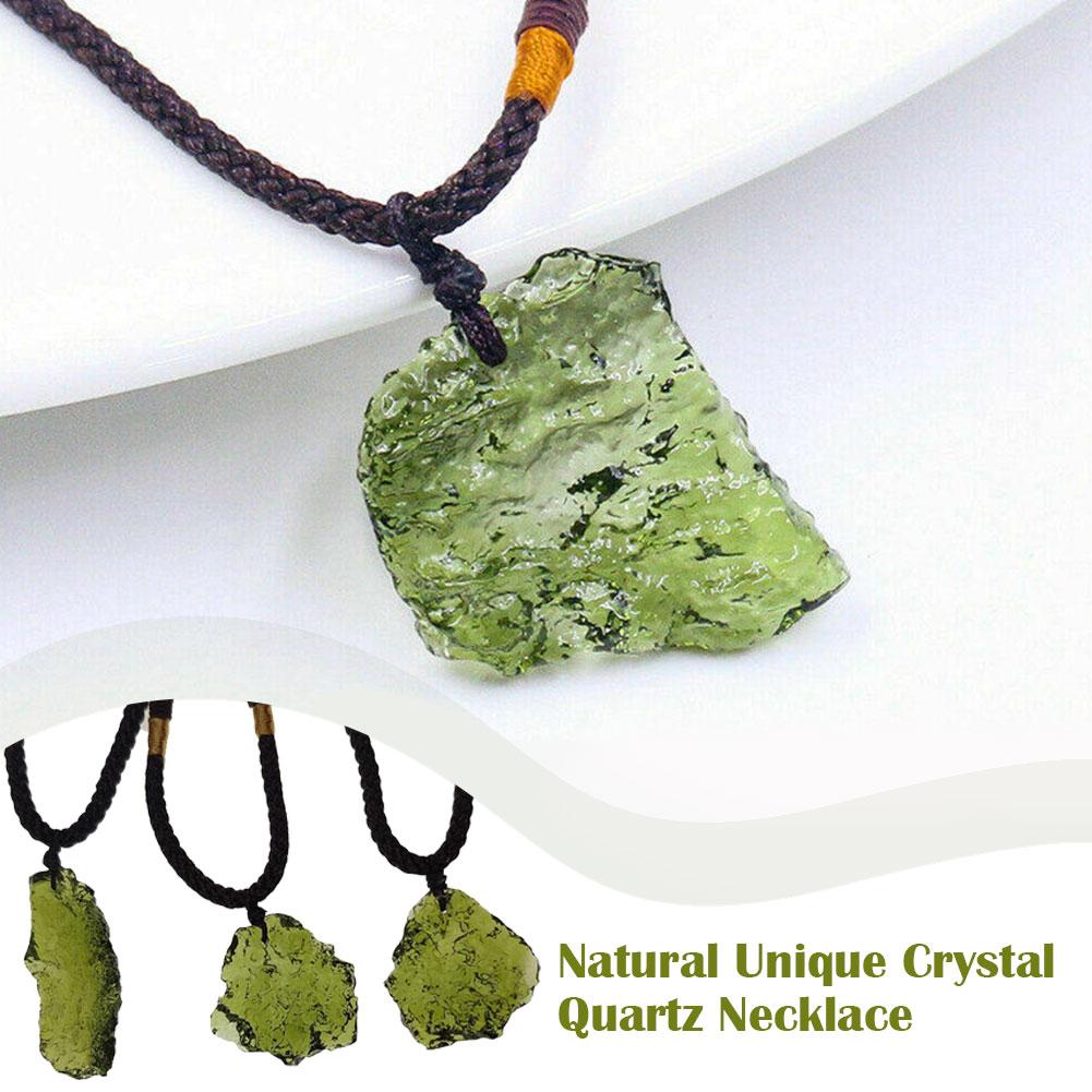 Naturalny unikalny kryształowy – Crystal Pendant Necklace Natural Stone recenzja i cena