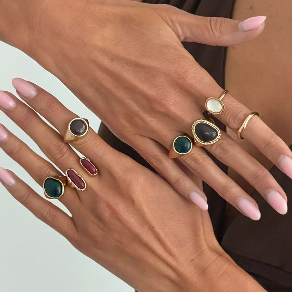 IngeSight.Z 7 szt./zestaw Punk – Vintage Punk Knuckle Rings Set recenzja i cena