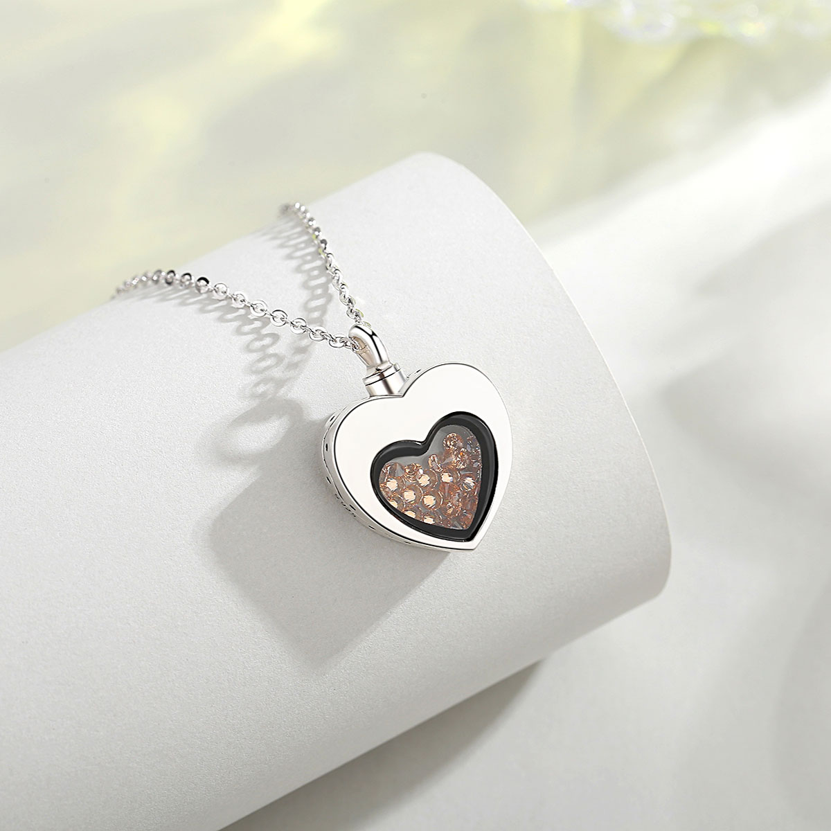 Eudora Sterling Silver Heart L – Heart Locket Necklace Photo recenzja i cena