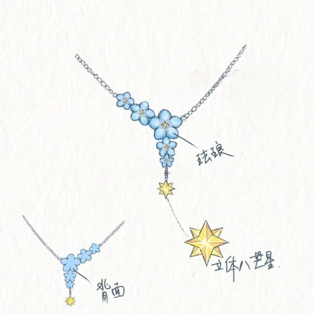 Naszyjnik z wisiorkiem Xavier  – Anime Pendant Necklace recenzja i cena