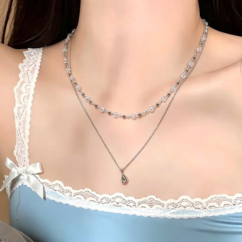 Nowy Modny Naszyjnik z Zawiesz – Layered Pendant Necklace Aesthetic recenzja i cena