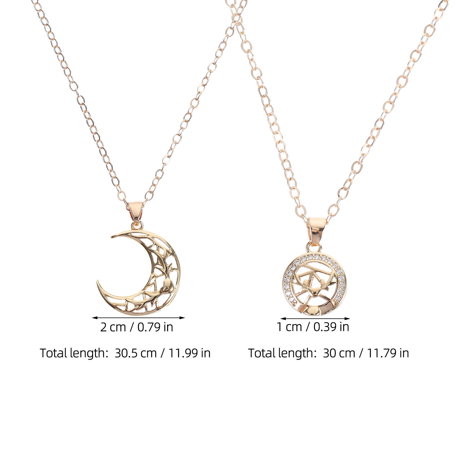 Zestaw naszyjników Słońce i Ks – Magnetic Couple Matching Necklaces recenzja i cena