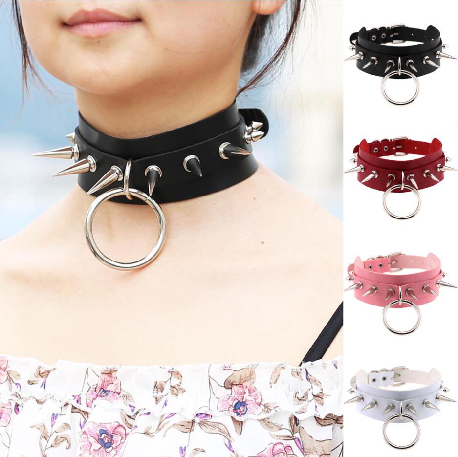 Długi kolczasty naszyjnik punk – Goth Punk Spike Choker recenzja i cena