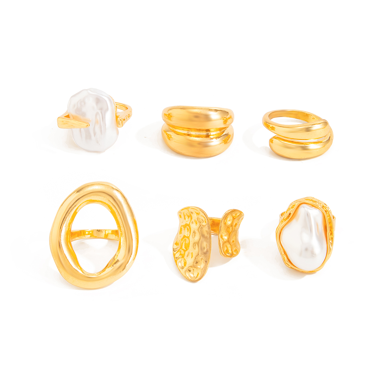 Ingemark 6 szt./zestaw Pierści – Vintage Punk Knuckle Rings Set recenzja i cena