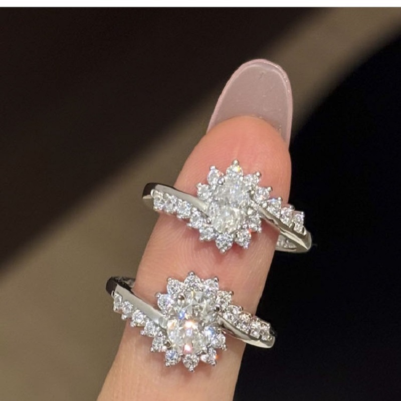 Apaison Luksusowy Pierścionek  – Moissanite Engagement Ring 1 Carat recenzja i cena