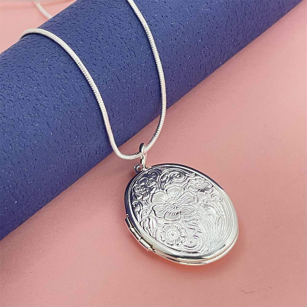 Naszyjnik ze srebra próby 925, – 925 Sterling Silver Chain Necklace Men recenzja i cena